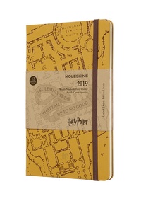 Harry Potter plánovací zápisník Moleskine 2019 L
