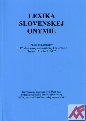 Lexika slovenskej onymie
