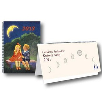 Lunárny kalendár Krásnej panej s publikáciou 2013