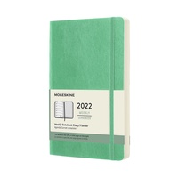 Plánovací zápisník Moleskine 2022 měkký zelený L