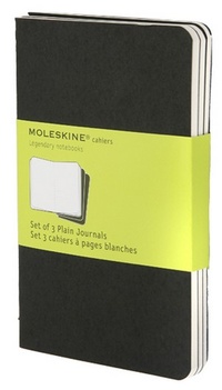 Notesy 3 ks, čistý, černý S