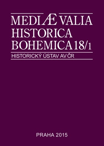 Mediaevalia Historica Bohemica 18/1 2015