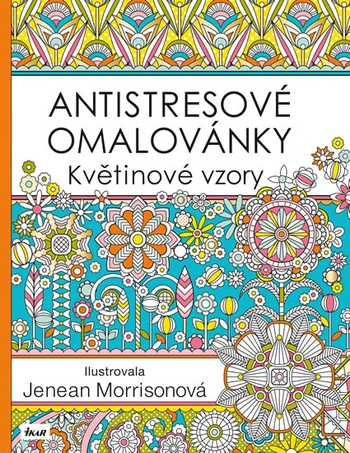 Antistresové omalovánky. Květinové vzory