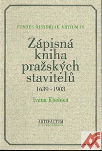 Zápisná kniha pražských stavitelů 1639-1903