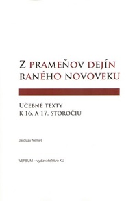 Z prameňov dejín raného novoveku