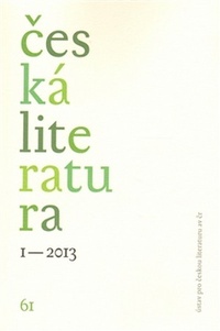 Česká literatura 1/2013