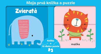 Moja prvá knižka a puzzle - Zvieratá