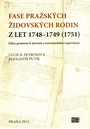 Fase pražských židovských rodin z let 1748-1749 (1751)