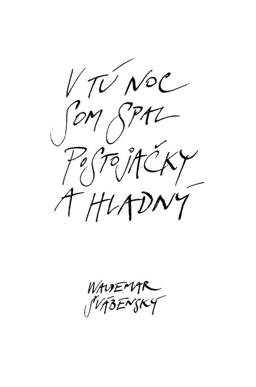 V tú noc som spal postojačky a hladný