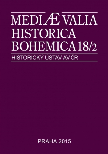 Mediaevalia Historica Bohemica 18/2 2015