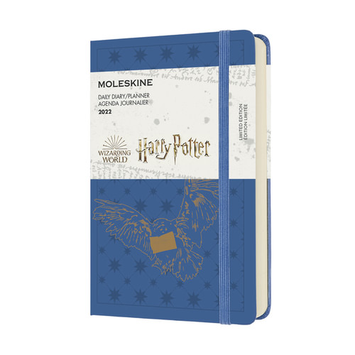 Harry Potter denní diář Moleskine 2022 modrý S