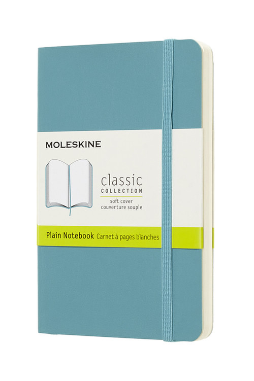 Zápisník Moleskine měkký čistý modrozelený S