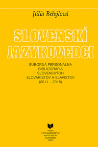 Slovenskí jazykovedci 2011-2015