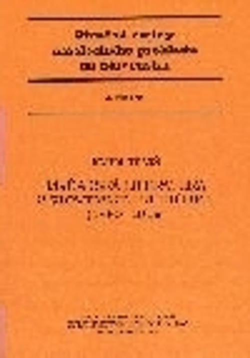 Maďarská literatúra v slovenskej kultúre 1860-1918