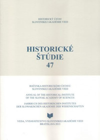 Historické štúdie 47