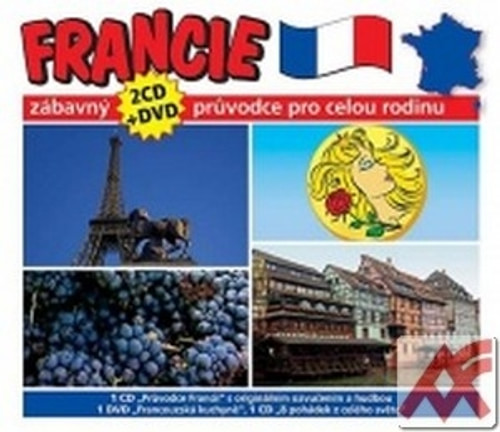 Francie. Zábavný průvodce pro celou rodinu - 2 CD (audiokniha) + DVD