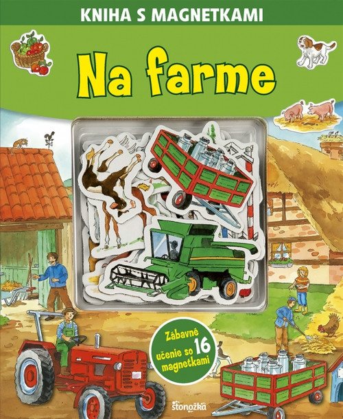 Kniha s magnetkami: Na farme