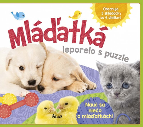 Mláďatká. Leporelo s puzzle