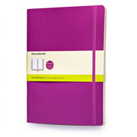 Zápisník, čistý, lila, měkký XL