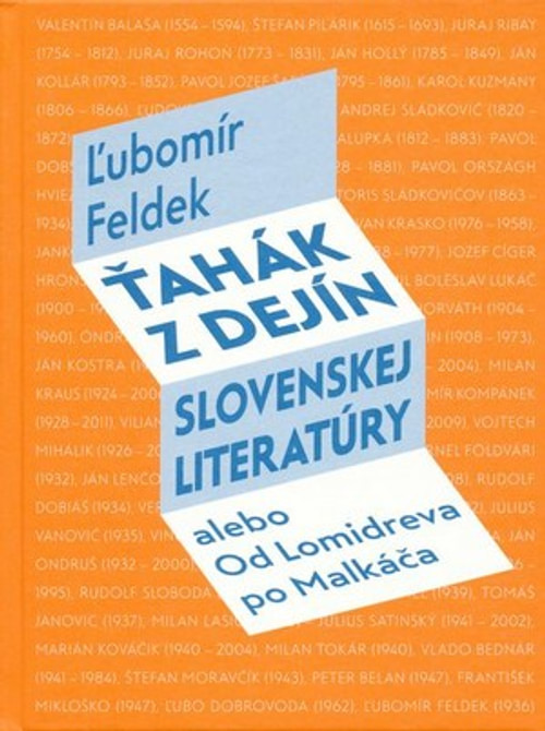 Ťahák z dejín slovenskej literatúry. Alebo od Lomidreva po Malkáča