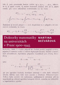 Doktorky matematiky na univerzitách v Praze 1900-1945