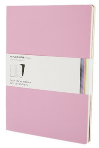 Volant zápisník, linkovaný, růžový XL