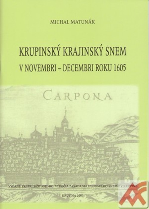 Krupinský krajinský snem v novembri-decembri roku 1605
