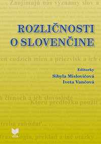 Rozličnosti o slovenčine