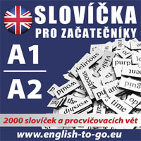 Angličtina - slovíčka pro začátečníky A1, A2