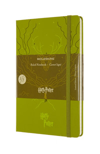 Harry Potter zápisník Moleskine linkovaný světle zelený L