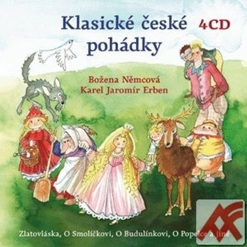 Klasické české pohádky - 4 CD (audiokniha)