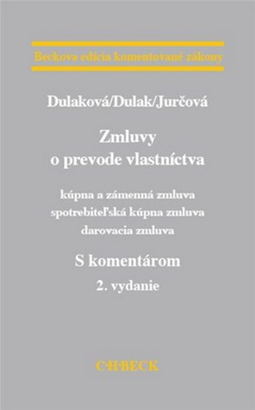 Zmluvy o prevode vlastníctva