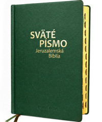 Sväté písmo - Jeruzalemská Biblia (veľký formát) zelená obálka so zlatorezom