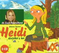 Heidi, děvčátko z hor - 3 CD (audiokniha)