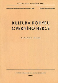 Kultura pohybu operního herce