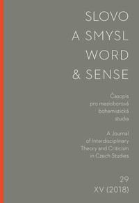 Slovo a smysl 29 / Word & Sense 29