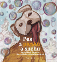 Pes z piesku a snehu