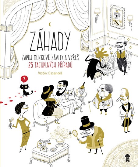 Kniha ZÁHADY - Zapoj mozkové závity a vyřeš 25 tajuplných případů