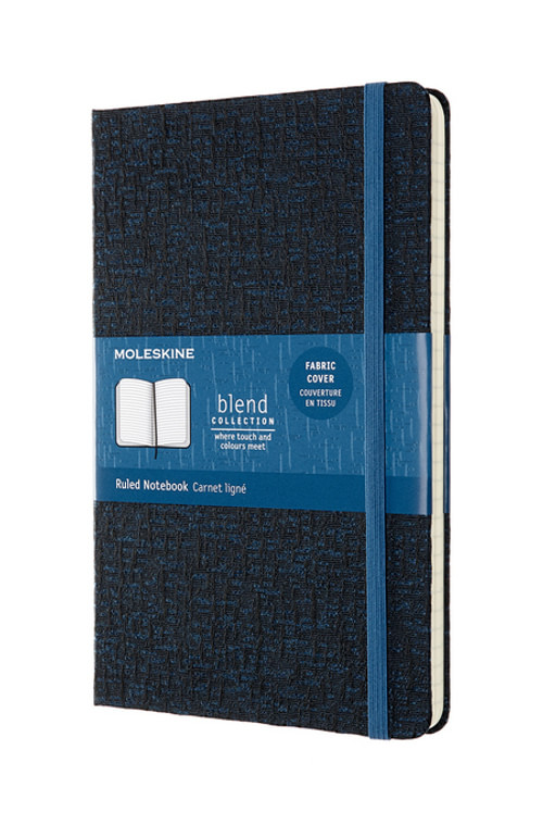 Blend zápisník Moleskine linkovaný modrý L