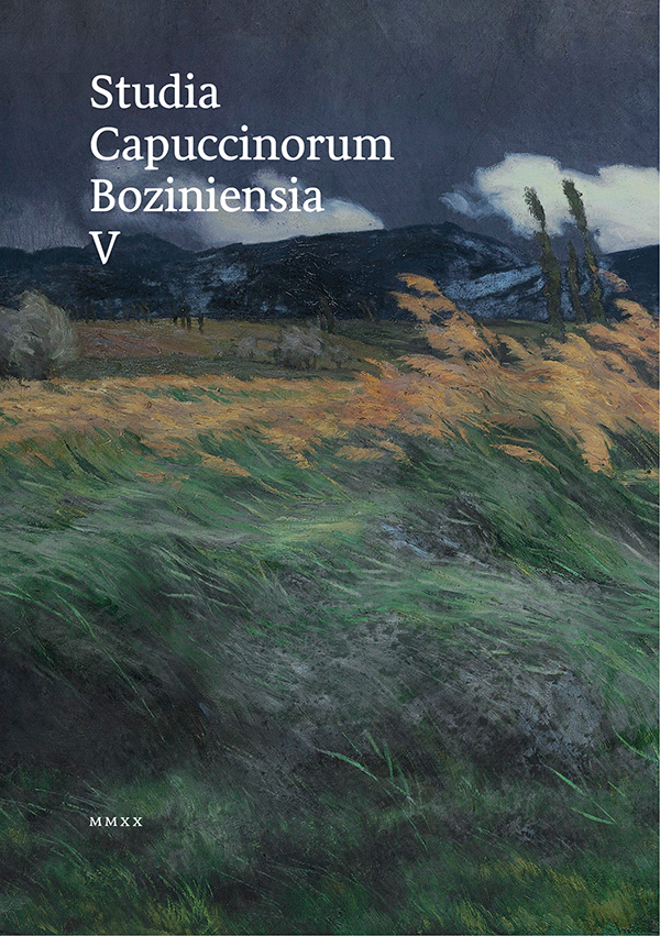 Studia Capuccinorum Boziniensia V