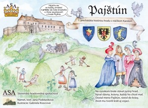 Pajštún - 1. prechádzka históriou hradu s vtáčikom Karolom - leporelo