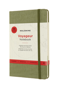 Zápisník Moleskine Voyageur zelený
