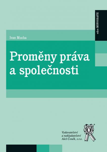 Kniha Proměny práva a společnosti