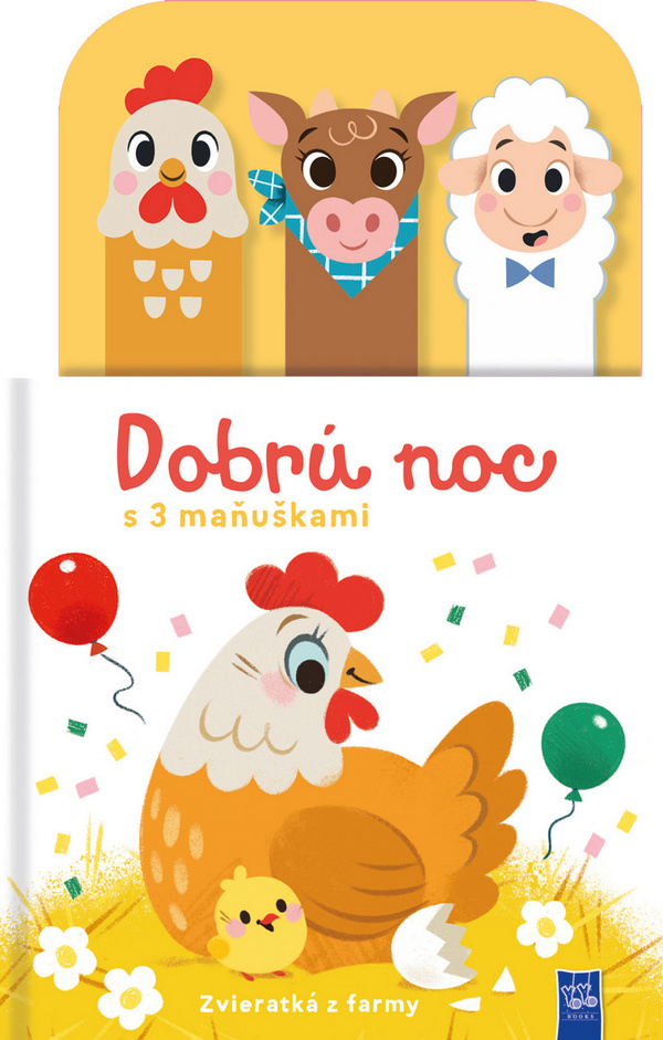 Dobrú noc s 3 maňuškami - Zvieratká z farmy