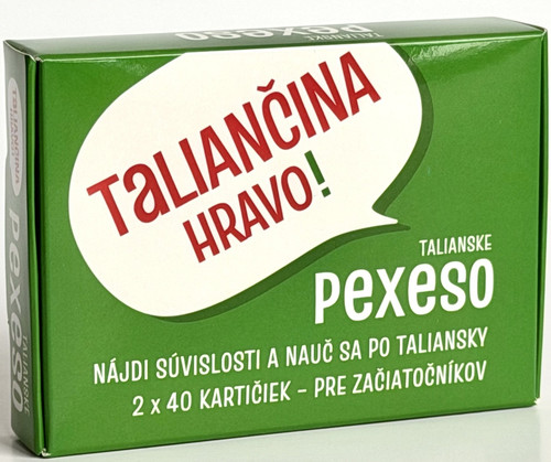 Talianske pexeso - taliančina hravo
