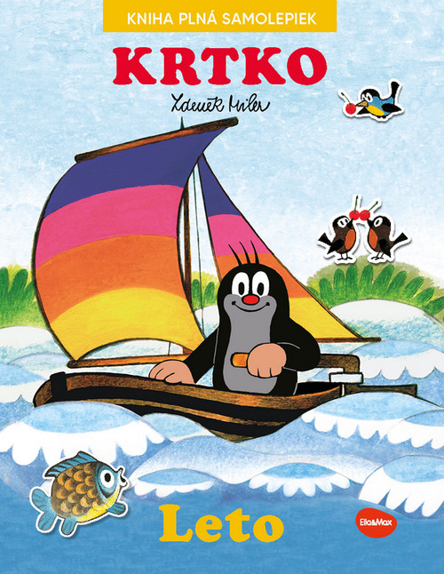 Krtko a leto - kniha plná samolepiek