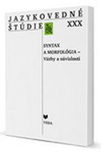 Jazykovedné štúdie XXX.