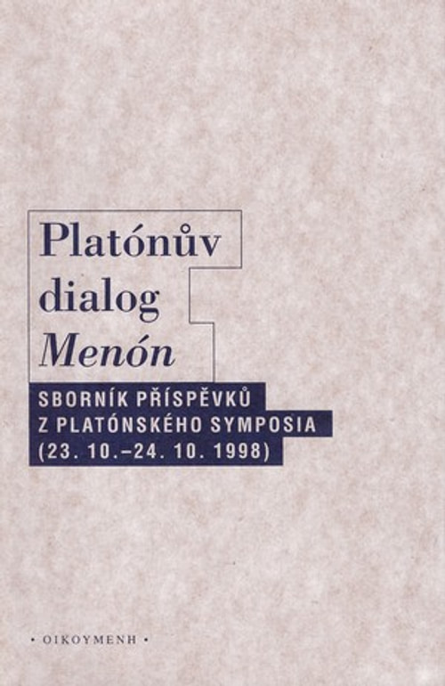 Platónův dialog Menón