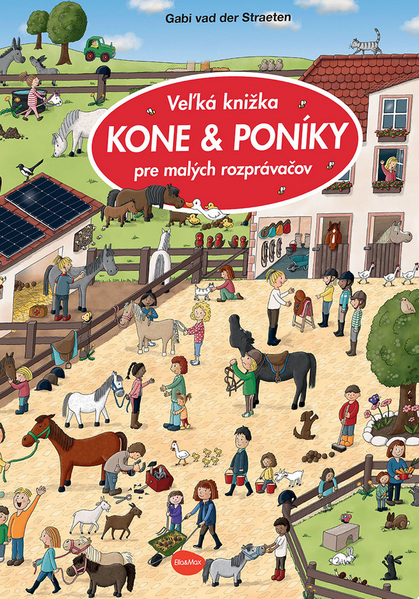 Veľká knižka KONE & PONÍKY pre malých rozprávačov