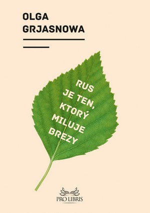 Kniha Rus je ten, ktorý miluje brezy